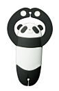 熊猫可爱理线器 耳机绕线器 三星 苹果卡通绕线器  卷线棒 耳机扣 原创 设计 新款 2013