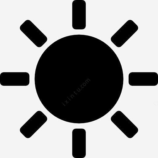 白平衡太阳光模式图标创意素材