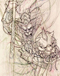 Monkey king sketch. #monkeyking #sketch #illustration #drawing #irezumi #tattoo #asiantattoo #asianink #chronicink #irezumicollective