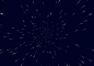 Canvas光速粒子动画特效