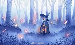 小满的插画分享
绝美的场景，配色和构图都好赞Works by  heikala #手绘##procreate##插画# ​​​​