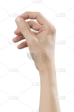 手上的空白卡片