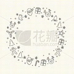 矢量,式样,计划书,圣诞卡,贺卡,圣诞装饰物,空的,波兰,复古风格,模板