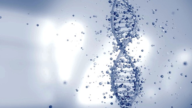 DNA基因编辑概念。