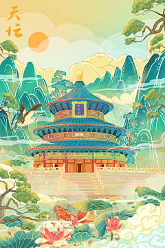 桐桐乐采集到插画