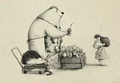 -插画家园-插画家园黑白稿-插画家园个人很喜欢这张啊！[得意]-插画家园