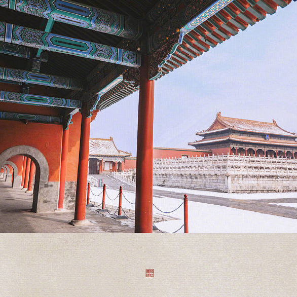 #2019年的第一场雪#想和你一起去故宫...