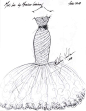 sketches of dress designs | Photo: courtesy of Madeline Gardner for Mori Lee: 