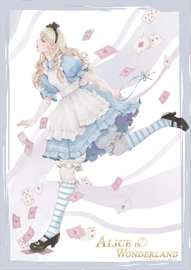 爱丽丝_涂鸦王国 原创绘画平台 www.poocg.com-花瓣网