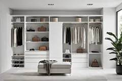 创意陈列服饰整齐衣帽间创意摄影图图片