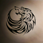 tribal wolf tattoo by *dirtfinger on deviantART