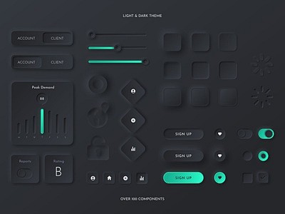 神经拟态软 UI 套件 - NEU