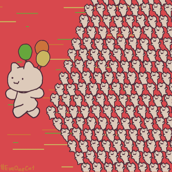 插画丨魔性猫又双叒叕来了这波gif又萌又神经笑cry
