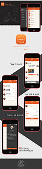 【chat APP】一套社交类APP作品练习