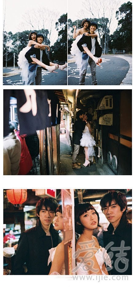 日本街头婚纱照，小清新就要这样拍！#日本...