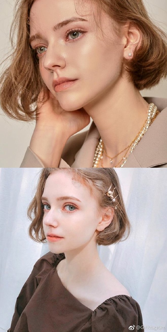 真人芭比般的存在 chuu模特 chloe 精致五官与完美身材兼备的甜美小仙