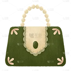 手绘-服饰单品贴纸-手提包