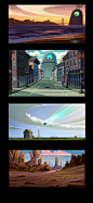 Monster vs. Aliens visual development digital paintings by Dreamworks Animation artist d3cap (Jason Scheier) of Burbank California!!! http://d3cap.cghub.com/images/