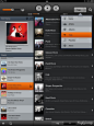 Groove 2音乐播放器iPad界面设计