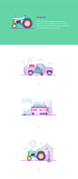 MYOB Illustration Suite – buildings, characters & icons : 8 scenes, 14 characters and 72 icons, commissioned by the wonderful team at Mind Your Own Business, an Australian multinational corporation that provides tax, accounting and other services to s