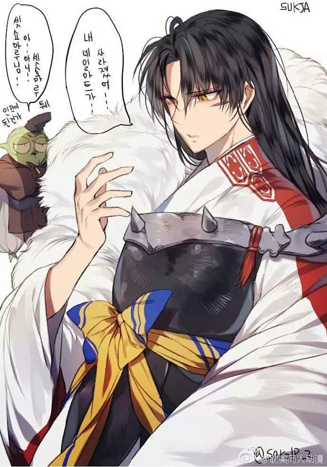 插画师sorolp笔下的犬夜叉兄弟日常~