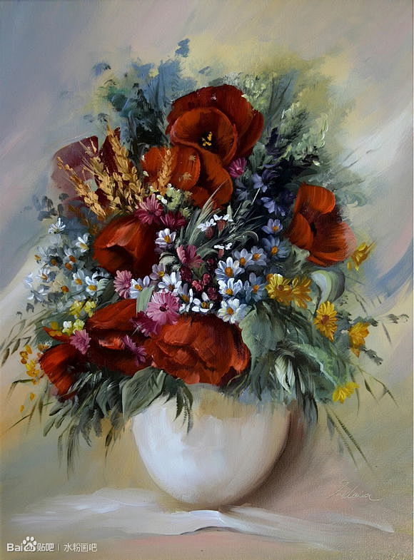 经典作品系列七_水粉画吧_百度贴吧