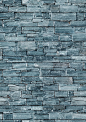 Grey stone wall - great half wall for foyer: 