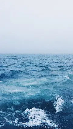 蓝色大海清新自然风景手机壁纸
