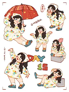 人物速写丨画一个小胖妹