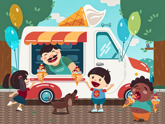 Flat Illustrations :...