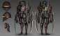 Golem Gates Units Concept #1, Ariel Perez : Some of the units I designed for the game Golem Gates.