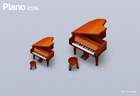 钢琴图标ICON #采集大赛#