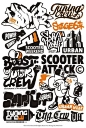 Scooter Attack Logos