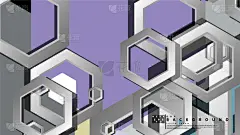 几何形状,六边形,抽象,背景,冷,商务,计划书,传单,网络空间,壁纸