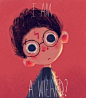 Interview with an Artist B.Blue - And her Artwork - I Am A Wizard? Harry potter fan art illustration