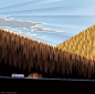 Landscape Nature Travel woods trees SKY clouds autumn winter Vehicle