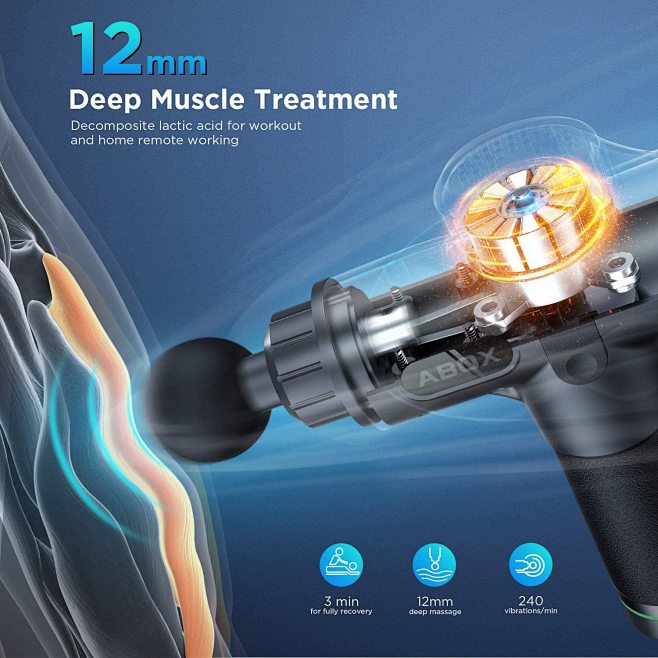 Massage Gun Deep Tis...