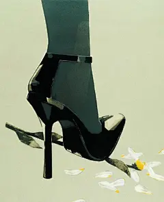 法国时尚插画师Francois Berthoud经典时装插画