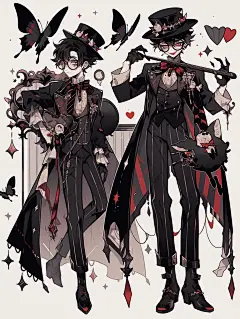 角色设计 木偶诡计：莱昂 - 小红书