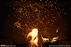 a欲飞采集到素材——火、火花飞溅、岩浆