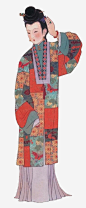 中国古代装束复原图图宝宝 https://bao16.com 古代 中国风 明朝 女子 服饰 工笔 手绘 装束 古代服饰