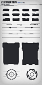 21 Cybertech Shapes [2] by VengeanceMK1 on DeviantArt: