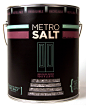 Metro Salt : Rock salt in a paint can