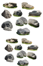 景观石头石材素材.png-众图网