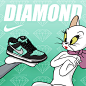 #sneaker art# Diamond x Nike SB Dunk Low （1080 x 1080）
