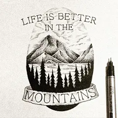 Thiago Bianchini 简约可爱的手绘插画 黑白插画 黑白 萌 涂鸦 极简主义 手绘 可爱 动物插画 动物 