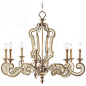John Richard 37""W 8 Light Chandelier: 