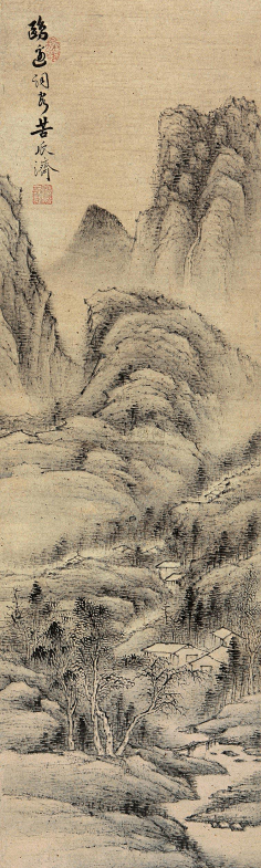 清初四僧之——石涛-花瓣网|陪你做生活的设计师 | 石涛山水画