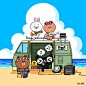 #LINE FRIENDS##天猫超级品牌日#
#超级萌友#的音乐之旅完美收官咯！
下一站，你希望超级萌友乐队去哪表演呢？ #你你你你要组乐队吗# ​​​​