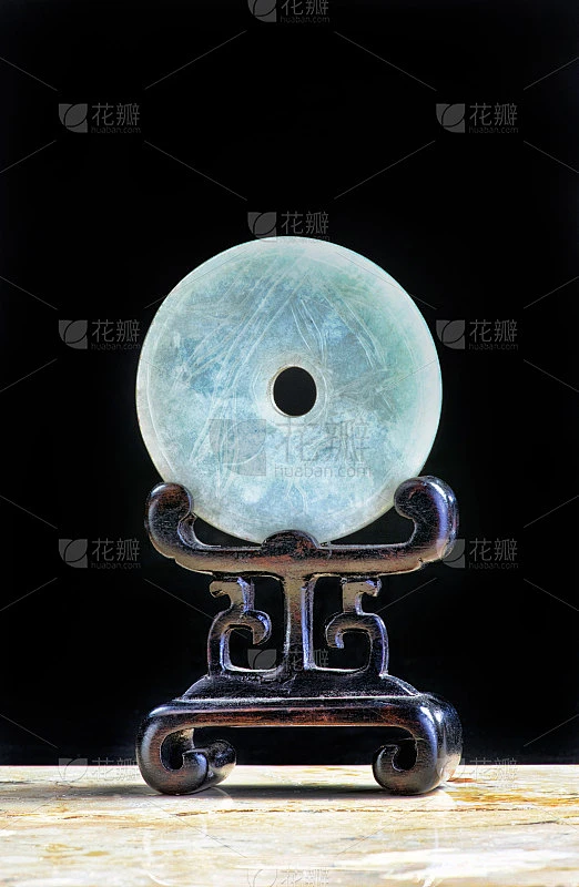 中国玉璧盘。素材-花瓣网